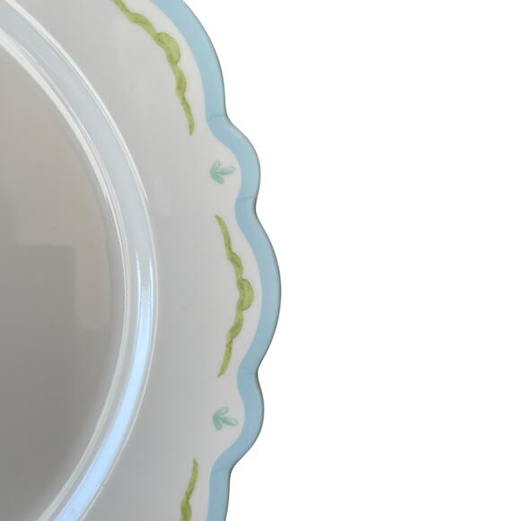 Lillian August French Farmhouse Floral Melamine Dinner Plates 11in Set of 4 New - Picture 6 of 15